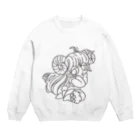 もーたんのおひつじちゃん Crew Neck Sweatshirt