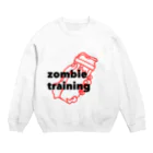 zombie trainingのzombie training Crew Neck Sweatshirt