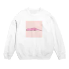 かわいい恐竜のかわいいティラノサウルス Crew Neck Sweatshirt