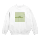 かわいい恐竜のかわいいティラノサウルス Crew Neck Sweatshirt