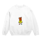 ウメ芸屋の馬頭琴くん Crew Neck Sweatshirt