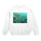 まれみちのタツノオトシゴドラゴン Crew Neck Sweatshirt