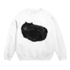 三好愛の夏の黒猫 Crew Neck Sweatshirt