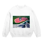 おみのりさん！のlive young Crew Neck Sweatshirt