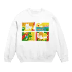 ささきえりの夏のさんぽ犬 Crew Neck Sweatshirt