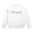 ◌ ~ ✌︎ 𝓃 𝓲 𝒹 ❍ 𝓃 𝓮 ✌︎ ~ ◌のHAKANA wave Crew Neck Sweatshirt