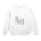 ゆるやかななにかのねこ3 Crew Neck Sweatshirt