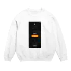 fantasiaの朝気づいたらスクショしがちな画面 Crew Neck Sweatshirt