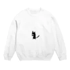 クロネコちゃん。のクロネコちゃん Crew Neck Sweatshirt