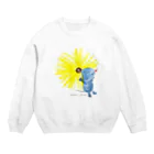 やまぎわさゆりのらいおんになりたいもじもじねずみくん Crew Neck Sweatshirt