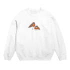 minatoriのメダイチドリさん Crew Neck Sweatshirt