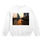 Tadakuni TaniのStreet of  the Red Halo Crew Neck Sweatshirt