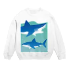 itaのLOVE SHARK Crew Neck Sweatshirt