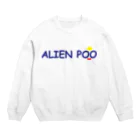 宇宙人うんちのALIEN POO Crew Neck Sweatshirt