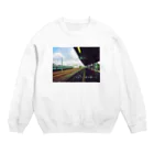 neli+のふわり、髪が靡いた Crew Neck Sweatshirt