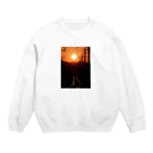 うわじま６号のサンセットレール Crew Neck Sweatshirt