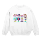 ニウハイスーカのイノシシ四人衆 Crew Neck Sweatshirt