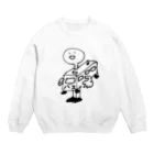 大沈没のバスを着てしまった人 Crew Neck Sweatshirt