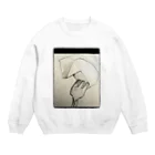 Sivainuのりんごとフォーク Crew Neck Sweatshirt