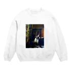 Art Baseの信仰の寓意 / フェルメール (The Allegory of the Faith 1670) Crew Neck Sweatshirt