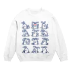 usamiyosioのうさみよしお「十二面相」 Crew Neck Sweatshirt