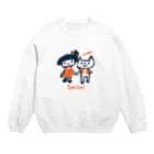 杉浦 智史のガール Crew Neck Sweatshirt