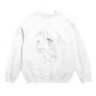 とんかつの投接吻 Crew Neck Sweatshirt