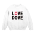 moa810のLOVE DOVE Crew Neck Sweatshirt