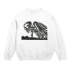 吟遊紙人のがしゃどくろ Crew Neck Sweatshirt