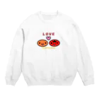 渋沢モモのトマ美ちゃんとジャガ男くん Crew Neck Sweatshirt