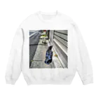 飯塚 iizukaのアニマルNo.8 Crew Neck Sweatshirt