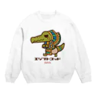 こねこめっとのエジプトゴッドwithセベク Crew Neck Sweatshirt