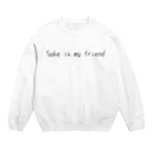 呑兵衛のあて！のまいふれんど！ Crew Neck Sweatshirt