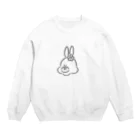 ミックスジュース。のうさぎ(おんなのこ) Crew Neck Sweatshirt