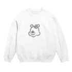 ミックスジュース。のくま(おんなのこ) Crew Neck Sweatshirt