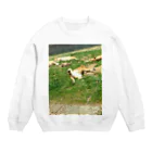 ぎょーとーのOpen ザ めすらいおん Crew Neck Sweatshirt