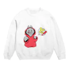 SHIMSHIMPANの猫ラッパー？ Crew Neck Sweatshirt