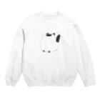 猫丸のしかくねこバーマン Crew Neck Sweatshirt