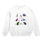 nachau7の動物たちからのメッセージ Crew Neck Sweatshirt