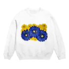 ホワイトブーケのホワイトブーケ　ガーベラ Crew Neck Sweatshirt