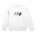 ラザ郎のあいす Crew Neck Sweatshirt