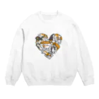 BLENHEIMのキャバリアハート Crew Neck Sweatshirt