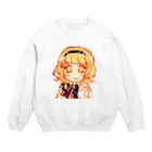 Omisochanのあちあちのあちちゃん(無背景) Crew Neck Sweatshirt