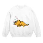 A＊SUKEのトリケラトプス Crew Neck Sweatshirt