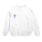 ぎょんすの寺子屋のクラゲ（開眼） Crew Neck Sweatshirt