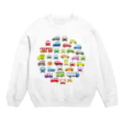 かわいいデザインのグッズ屋さんの色んな車のサークルギャラリー Crew Neck Sweatshirt