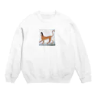 edafukkuの猫 Crew Neck Sweatshirt