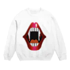 art_charachikiのきゅうけつき Crew Neck Sweatshirt