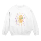 manamanawaruのオレンジワルビロ Crew Neck Sweatshirt