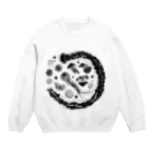 Hi*roomのJellyfish planet（クラゲの惑星） Crew Neck Sweatshirt